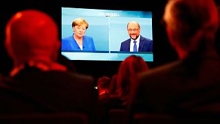 Merkel and Schulz go head-to-head on TV