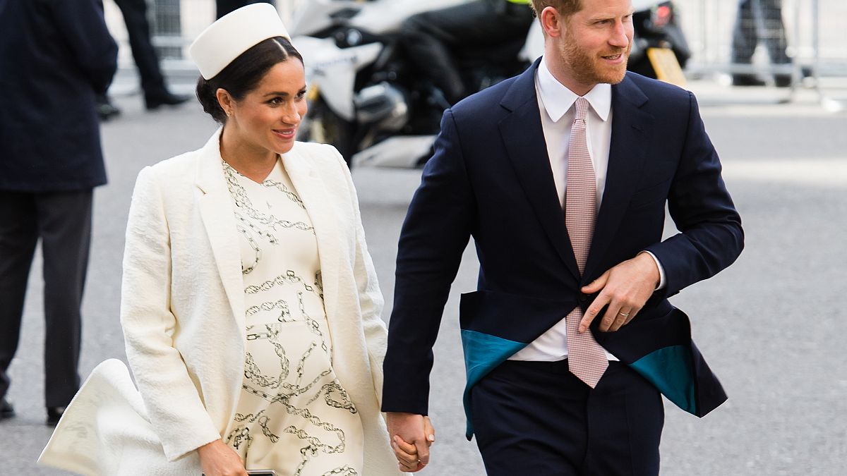 Image: The Duchess of Sussex and Prince Harry attend an event at Westminste