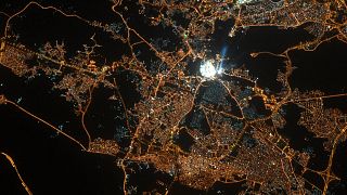 رائد فضاء روسي يلتقط صورا لمكة المكرمة من الفضاء