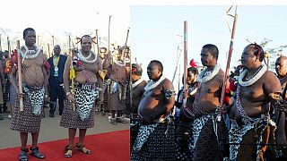 Zambia's Lungu joins King Mswati III at Swaziland's Reed Dance ceremony [Photos]