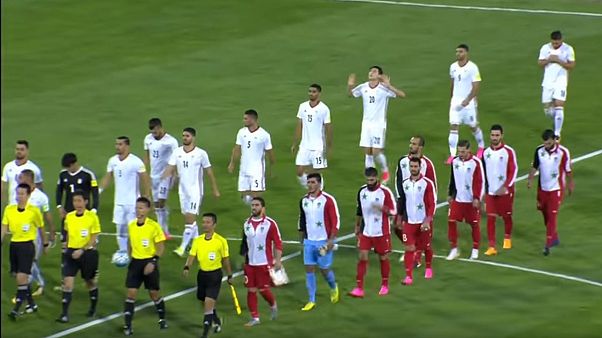 المنتخب السوري ينجح في الإبقاء على حظوظه بالتأهل إلى كأس العالم 2018 المنتخب السوري ينجح في الإبقاء على حظوظه بالتأهل إلى كأس العالم 2018