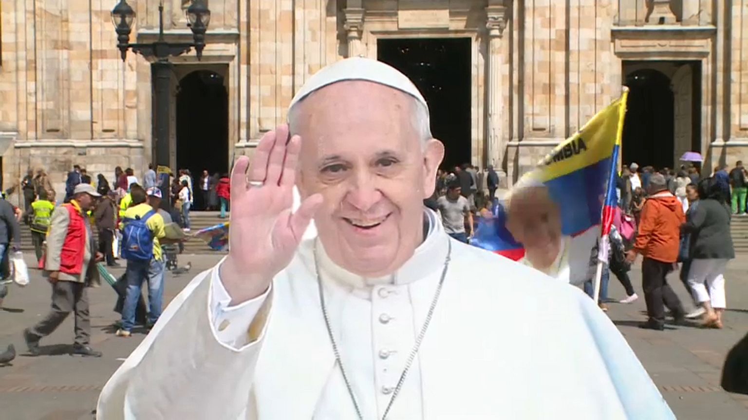 El papa Francisco, rumbo a Colombia
