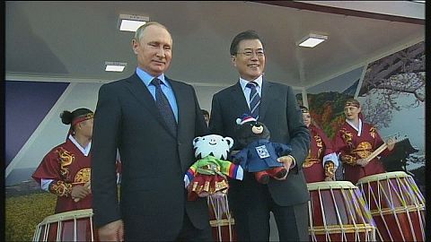 Treffen von Putin und Moon Jae-in