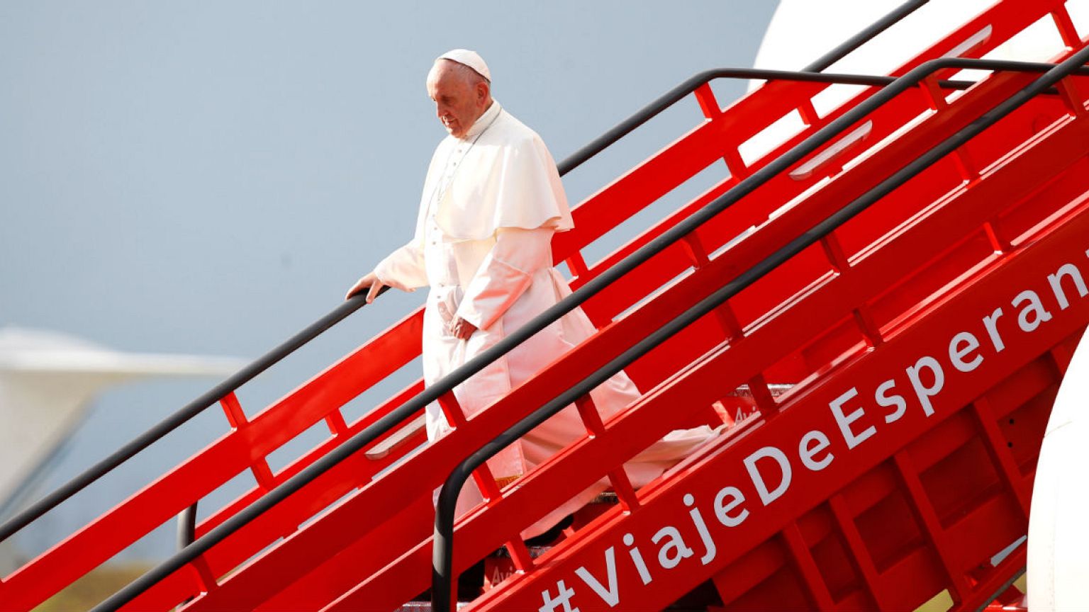 O Papa Francisco já está na Colômbia