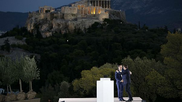 Macron à Athènes pour lancer la refondation de l'Europe Macron à Athènes pour lancer la refondation de l'Europe