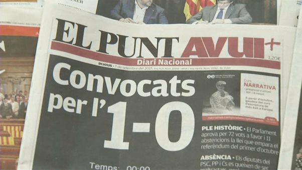 Les Espagnols partagés sur le référendum en Catalogne Les Espagnols partagés sur le référendum en Catalogne
