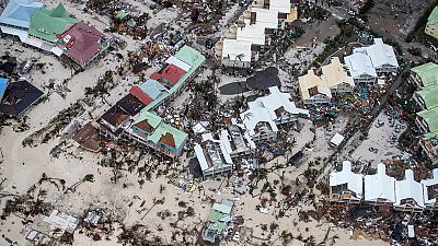 A devastação deixada por Irma nas Antilhas