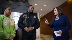 Image: Sen. Kamala Harris Speaks At Her Alma Mater Howard University