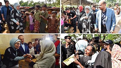[Photos] Mrs. Erdogan sends emergency aid to Rohingyas in Bangladesh