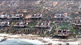 Les îles vierges dévastées par l'ouragan Irma