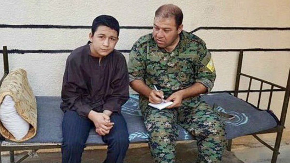 جلاد نوجوان داعش دستگیر شد