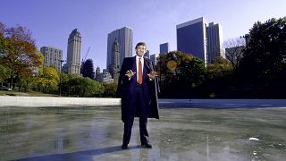 Image: Donald Trump at the Wollman Rink in Central Park in 1986.