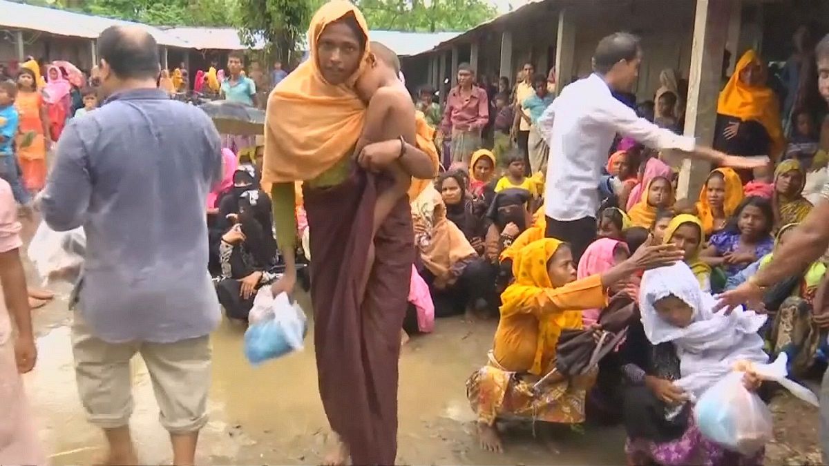 La situación en los campamentos de refugiados rohinyás en Bangladés es dramática