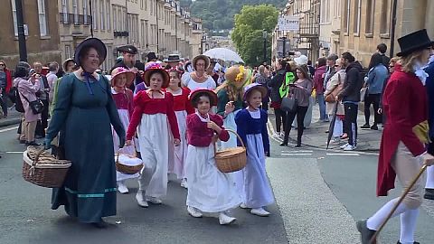 17th Jane Austen festival in Bath taps into worldwide fanbase.