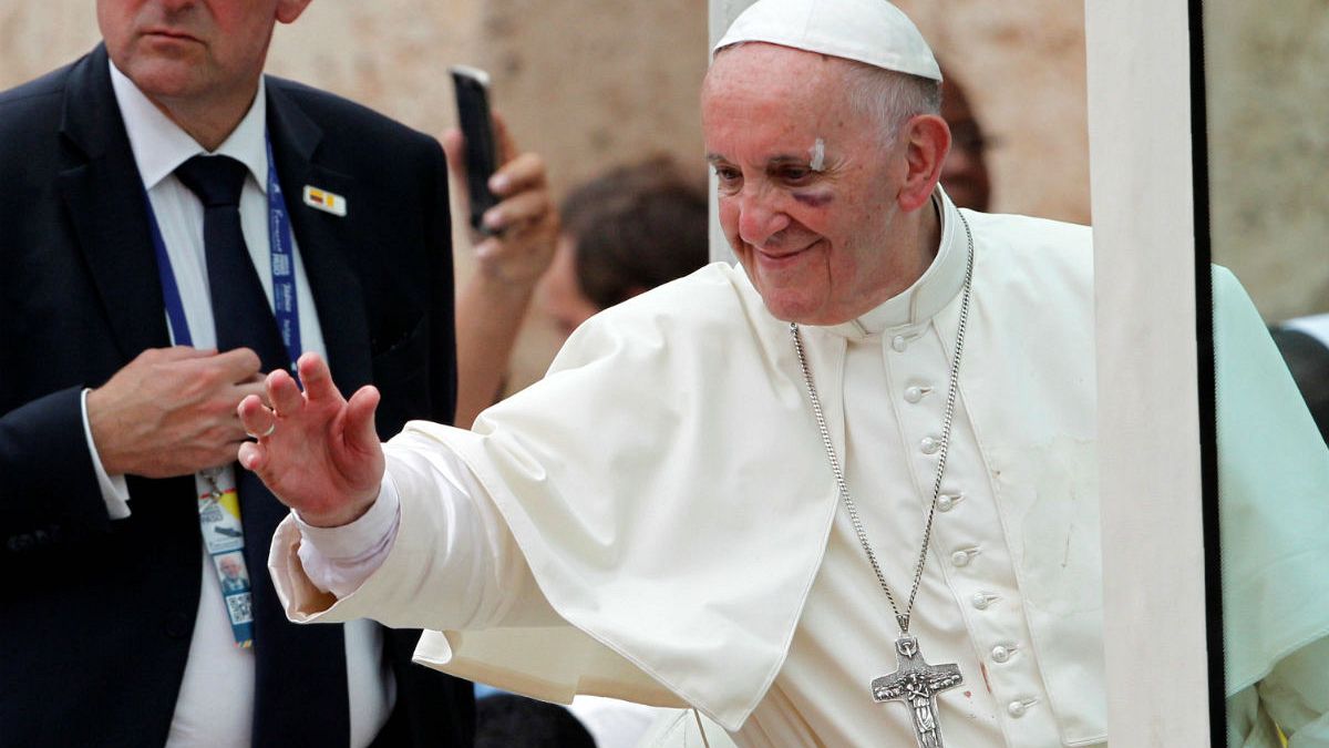 Percance papal en Cartagena