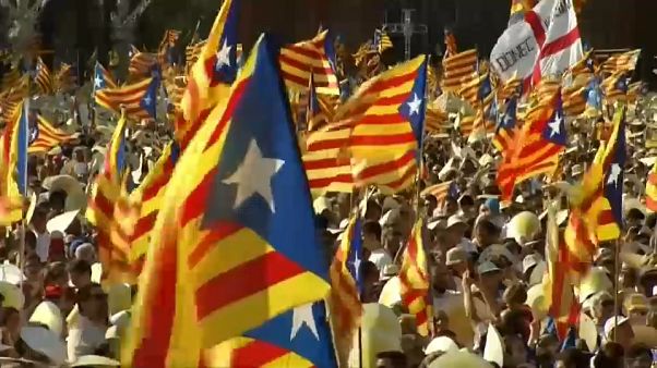 Todo listo en Barcelona para una de las ediciones más revindicativas de la Diada Todo listo en Barcelona para una de las ediciones más revindicativas de la Diada