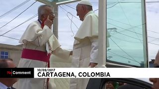 Папа Франциск получил травму в Колумбии