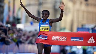 Kenya's Jepkosgei, 23, smashes 10 km road world record in Prague