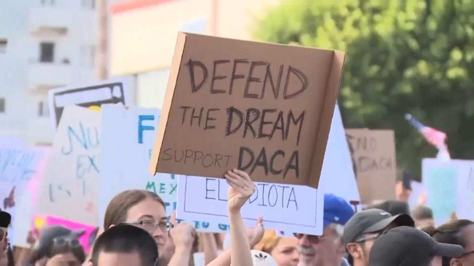 Les "dreamers" dans les rues de Washington et Los Angeles