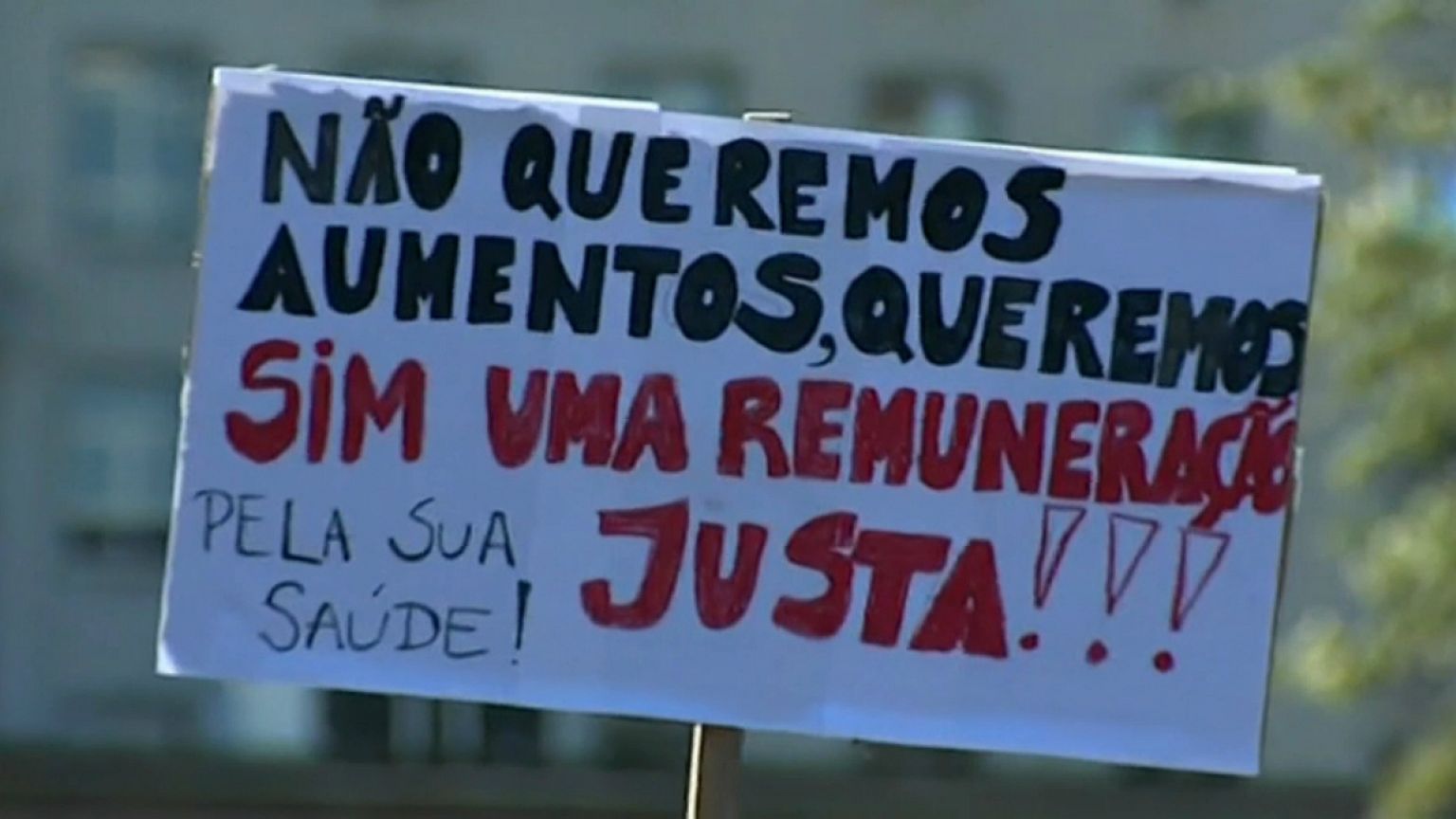 Enfermeiros em greve