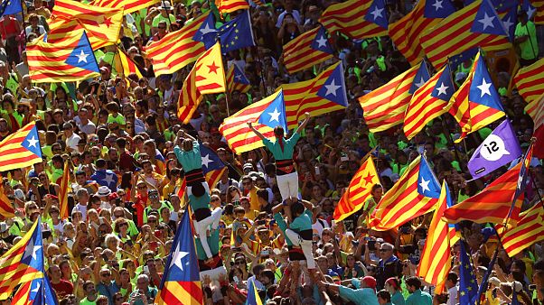 Barcellona in piazza per l'indipendenza catalana Barcellona in piazza per l'indipendenza catalana