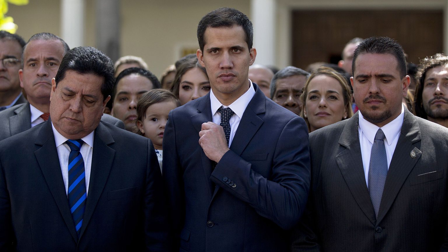 Image: Juan Guaido, Edgar Zambrano, Stalin Gonzalez