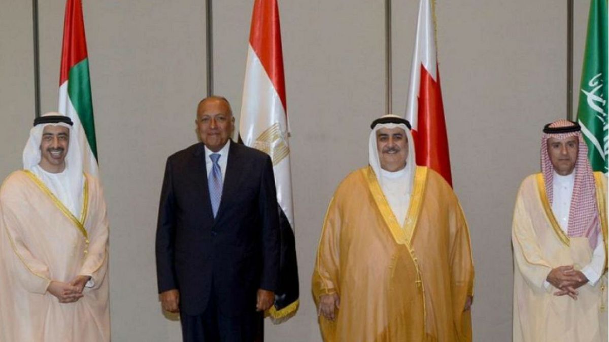 بيان الرباعي العربي يشكك في صدقية قطر ويصف سياستها بالمضللة