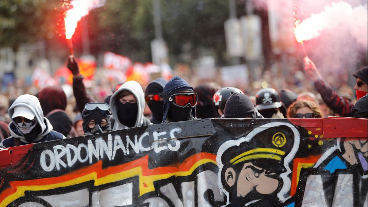 اعتصاب و تظاهرات سراسری در فرانسه علیه اصلاح قانون کار