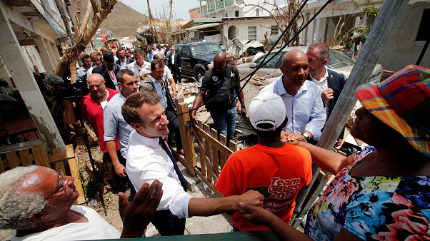 Los líderes europeos visitan las islas dañadas por Irma Los líderes europeos visitan las islas dañadas por Irma