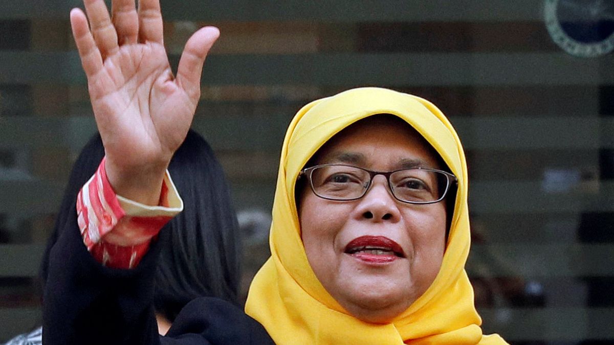حليمة يعقوب أول امرأة مسلمة رئيسة لسنغافورة