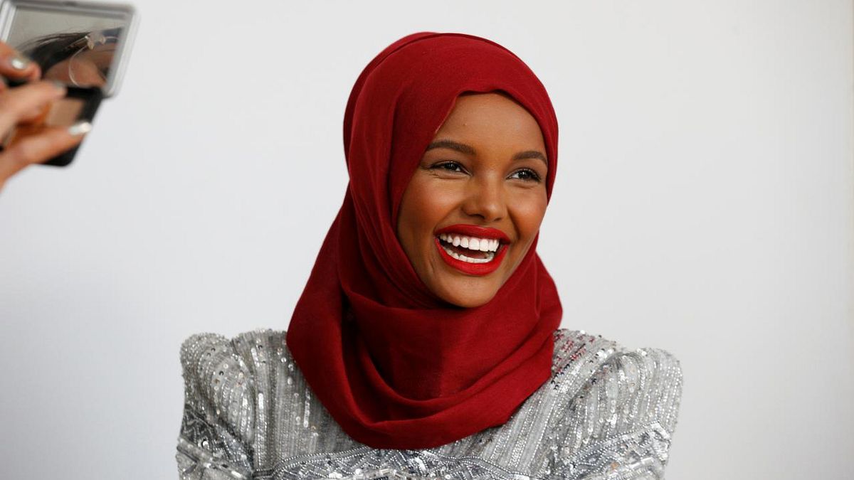 پناهجوی سابق، اولین مدل با حجاب در آمریکا
