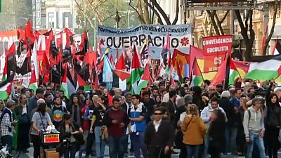 Protestas contra la visita de Nentayahu a Argentina