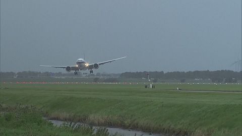 Hollanda'da şiddetli fırtına