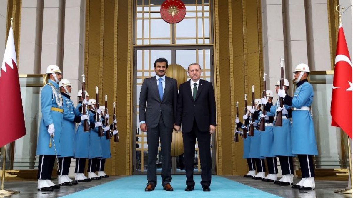 الأمير تميم يتباحث مع أردوغان في أنقرة