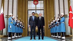 الأمير تميم يتباحث مع أردوغان في أنقرة