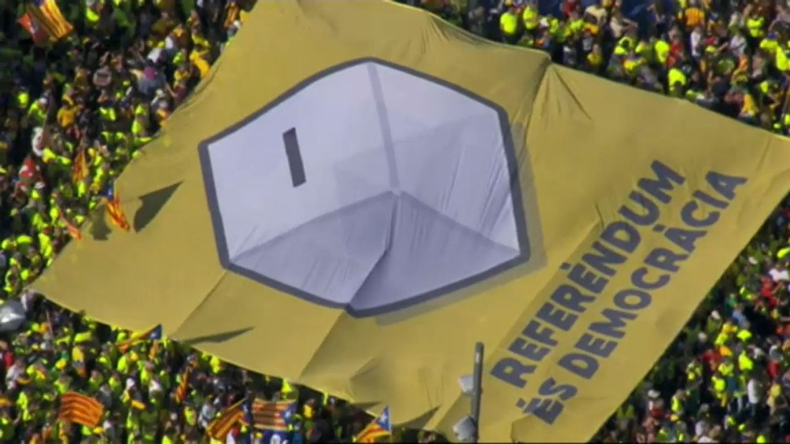 Arranca la campaña para el referéndum independentista del 1 de octubre en Cataluña