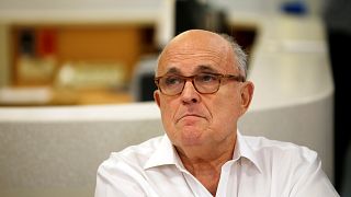 Image: U.S. President Donald Trump's attorney Rudy Giuliani is seen during 