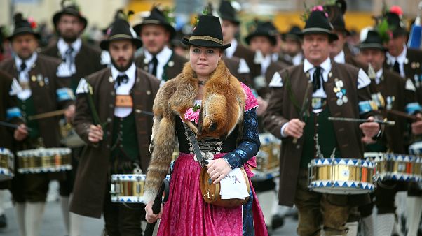 El desfile de la Oktoberfest recorre Múnich El desfile de la Oktoberfest recorre Múnich