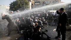 Ortodoks Yahudilerden zorunlu askerlik protestosu
