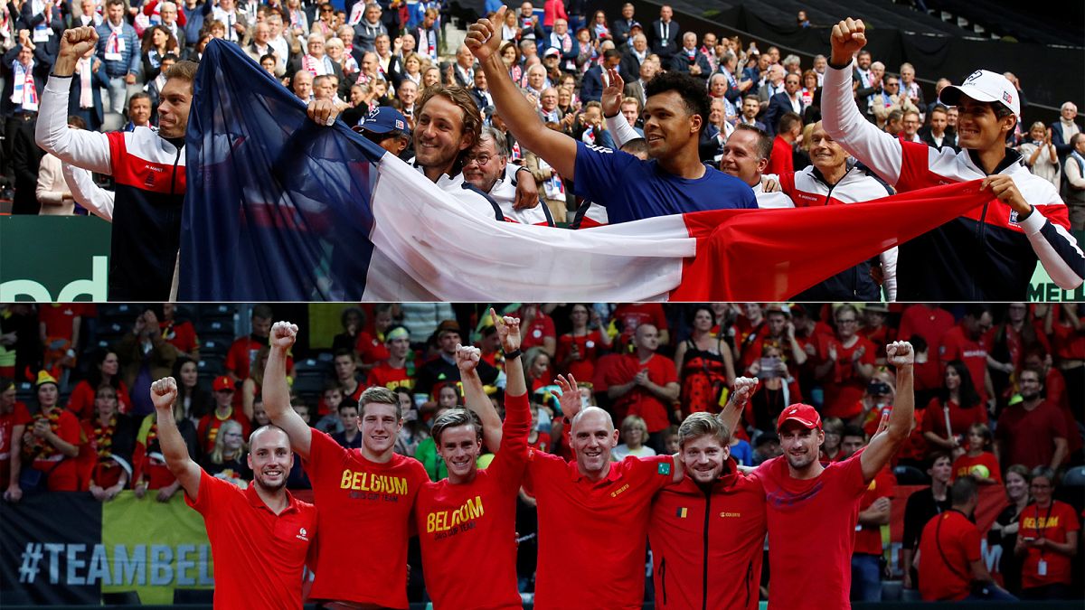 Coupe Davis : une finale France-Belgique