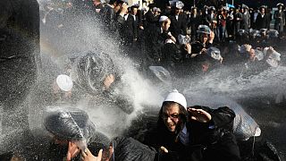 Jewish Orthodox protests turn violent