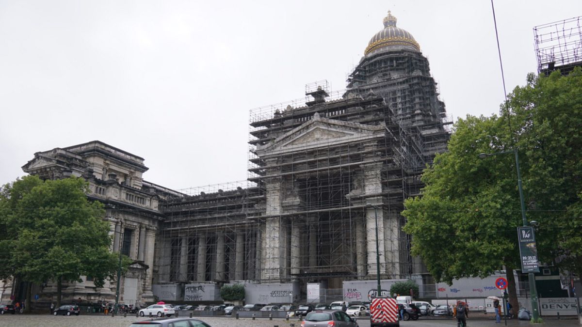 Once Europe's grandest building, Belgium's Palais de Justice is crumbling