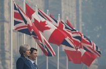 Brexit: Trade on table as May visits Canada