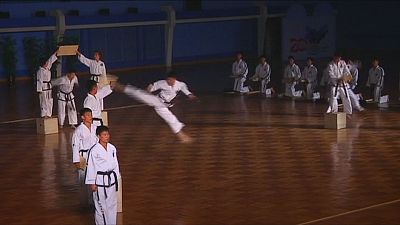 Corea del Nord: la sfarzosa cerimonia d'apertura dei Mondiali di Taekwondo