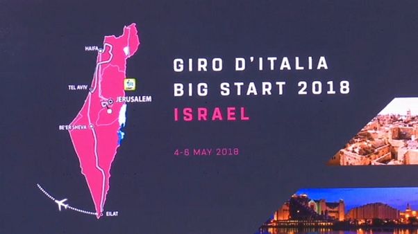 Izrael a Giro 2018 térképén Izrael a Giro 2018 térképén