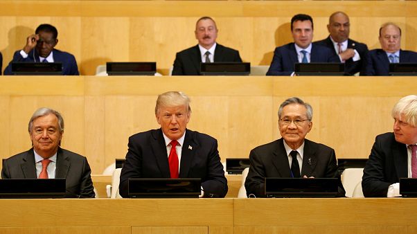 Trump BM'de reform yapılmasını önerdi Trump BM'de reform yapılmasını önerdi