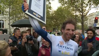 Around the world in 79 days: British cyclist smashes world record