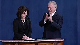 Raquel Dodge sworn in as Brazilian Attorney General saying she will maintain graft fight