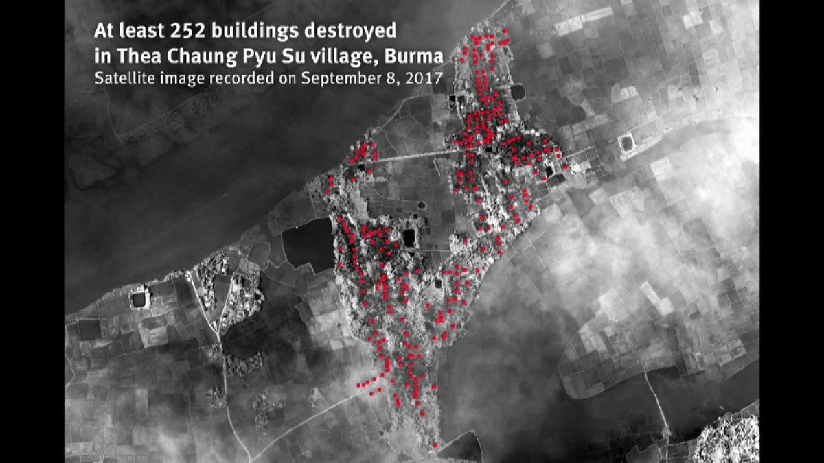 هيومن رايتس ووتش تتهم ميانمار باتباع سياسة الارض المحروقة لطرد الروهينغا
