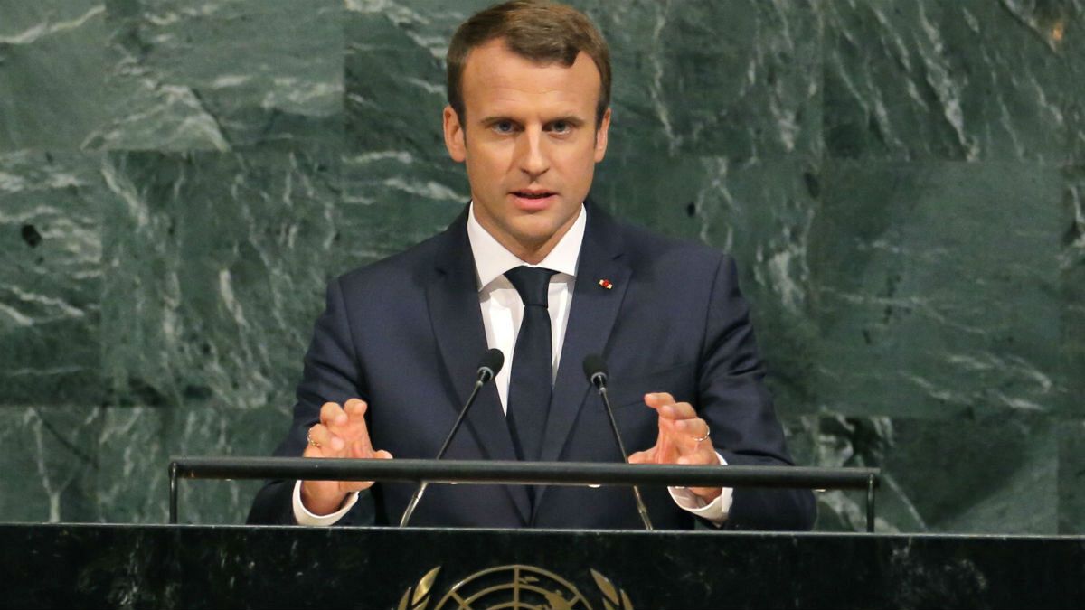 В прямом эфире Евроньюс выступление президента Франции Эммануэля Макрона на Генассамблее ООН